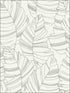 Jungle Leaves wallpaper in charcoal color - pattern number DA61400 - by Seabrook in the Day Dreamers collection