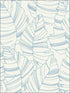 Jungle Leaves wallpaper in carolina blue color - pattern number DA61402 - by Seabrook in the Day Dreamers collection