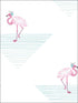 Dancing Flamingo wallpaper in fuchsia and teal color - pattern number DA61701 - by Seabrook in the Day Dreamers collection