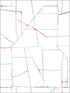 Geo Creative wallpaper in purple red and blue color - pattern number DA62102 - by Seabrook in the Day Dreamers collection
