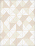 Metallic Geo fabric in metallic gold and ivory color - pattern number AW70605 - by Collins and Company in the Casa Blanca 2 collection