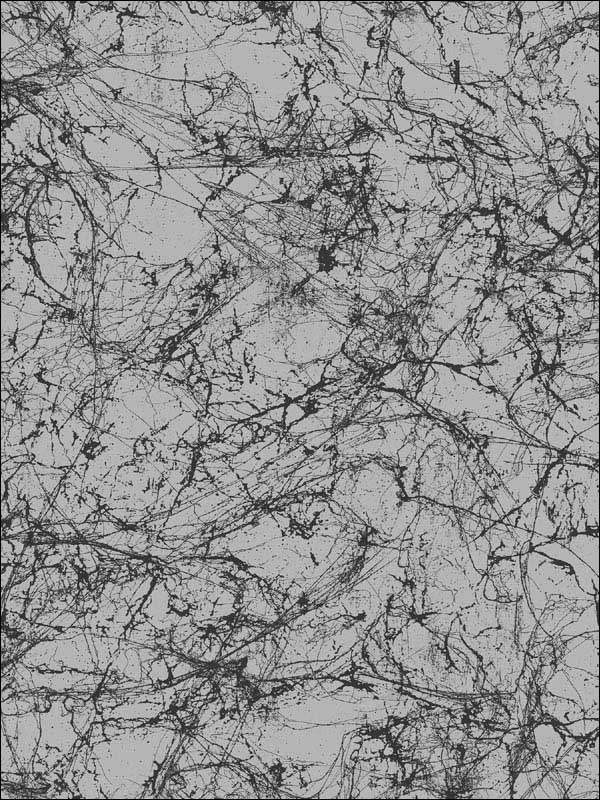 Paint Splatter fabric in silver glitter and ebony color - pattern number AW71421 - by Collins and Company in the Casa Blanca 2 collection