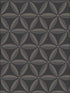 Lens Geometric wallpaper in ebony and charcoal color - pattern number AW71710 - by Collins and Company in the Casa Blanca 2 collection