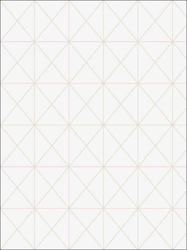 Triangle Geo fabric in beige and off white color - pattern number AW73818 - by Collins and Company in the Casa Blanca 2 collection