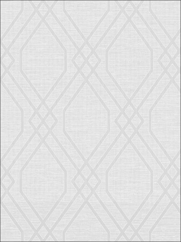 String Diamond wallpaper in metallic pearl color - pattern number AW74211 - by Collins and Company in the Casa Blanca 2 collection