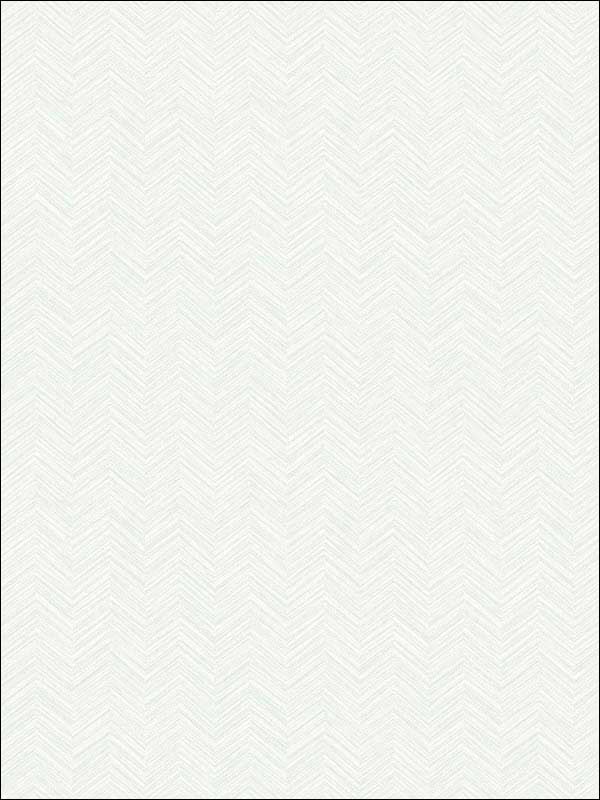 Mini Herringbone wallpaper in metallic silver and off white color - pattern number AW74700 - by Collins and Company in the Casa Blanca 2 collection