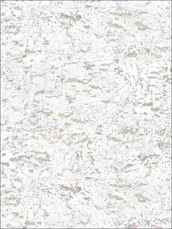 Faux Cork Peel and Stick wallpaper in white color - pattern number RMK11194WP - by York in the Peel and Stick Wallpaper by York collection