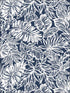 Tropical Leaf Peel and Stick wallpaper in blue color - pattern number RMK11437WP - by York in the Peel and Stick Wallpaper by York collection