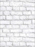 Brick Peel and Stick wallpaper in white color - pattern number RMK11237WP - by York in the Peel and Stick Wallpaper by York collection