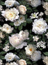 Photographic Floral 4 Panel Peel and Stick mural in black color - pattern number RMK11239M - by York in the Peel and Stick Wallpaper by York collection