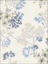 Flora fabric in indigo color - pattern number WBP10102.WT.0 - by Winfield Thybony in the Barclay Butera Living in Style collection
