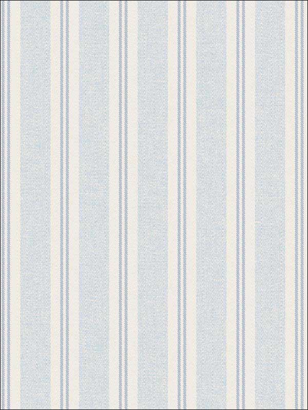 Ticking Stripe wallpaper in serenity color - pattern number WBP11412.WT.0 - by Winfield Thybony in the Barclay Butera Living in Style collection
