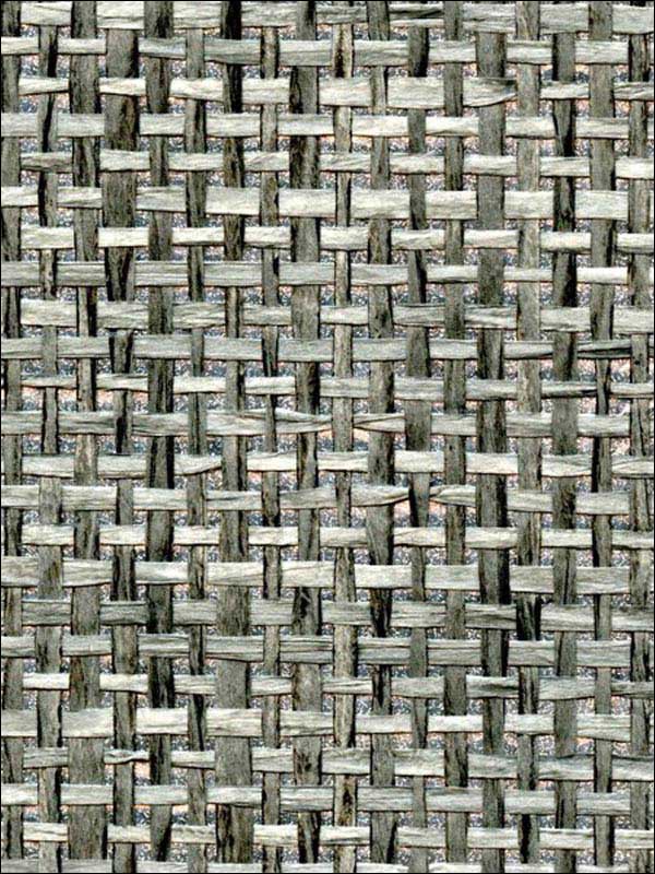 Channel Weave wallpaper in silver lightning color - pattern number WNR1158.WT.0 - by Winfield Thybony in the Natural Resources Vol I collection