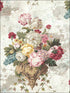 Flower Cameo fabric in grey white color - pattern number RM60012 - by Casa Mia in the Diamond collection