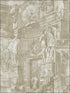 Antique Monument fabric in soft beige color - pattern number RM60108 - by Casa Mia in the Diamond collection