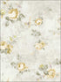 English Flower fabric in soft grey color - pattern number RM60508 - by Casa Mia in the Diamond collection