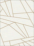 Geo fabric in white gold color - pattern number RM90705 - by Casa Mia in the Graphite collection