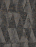 Small Triangle wallpaper in black grey color - pattern number RM91000 - by Casa Mia in the Graphite collection