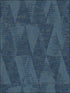 Small Triangle fabric in blue dark blue color - pattern number RM91002 - by Casa Mia in the Graphite collection