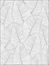 Metal Leaf wallpaper in white silver color - pattern number RM91608 - by Casa Mia in the Graphite collection