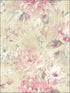 Watercolor Flower fabric in pink beige color - pattern number RM50201 - by Casa Mia in the Opal collection