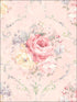 Classic Flora Cameo fabric in pink color - pattern number RM50501 - by Casa Mia in the Opal collection