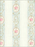 Floral Stripes wallpaper in white beige color - pattern number RM50902 - by Casa Mia in the Opal collection
