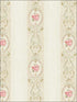 Floral Stripes wallpaper in soft grey soft brown color - pattern number RM50905 - by Casa Mia in the Opal collection