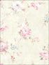 English Rose wallpaper in white pink color - pattern number RM51011 - by Casa Mia in the Opal collection
