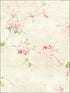 Cherry Flower wallpaper in soft blue pink color - pattern number RM51201 - by Casa Mia in the Opal collection