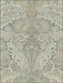 Old Damask fabric in soft cream color - pattern number RM80004 - by Casa Mia in the Quartz collection