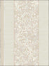 Gothic Stripes fabric in beige cream color - pattern number RM80605 - by Casa Mia in the Quartz collection