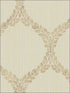 Medallion fabric in send color - pattern number RM80907 - by Casa Mia in the Quartz collection