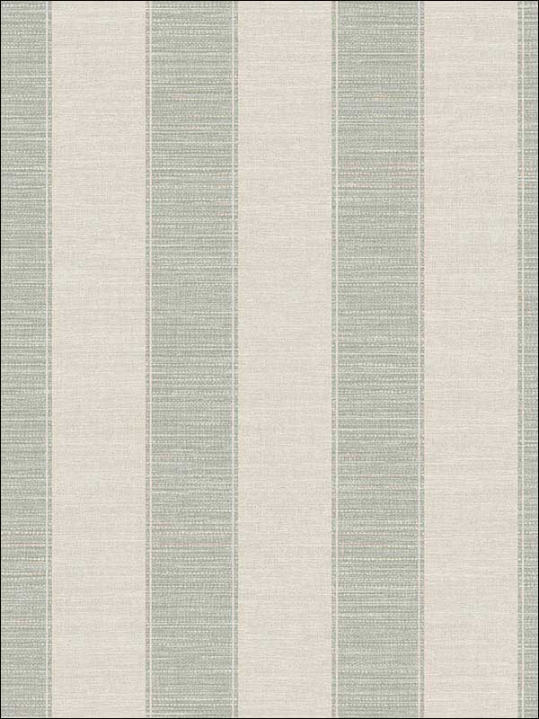Textile Stripes wallpaper in soft green cream color - pattern number RM81304 - by Casa Mia in the Quartz collection