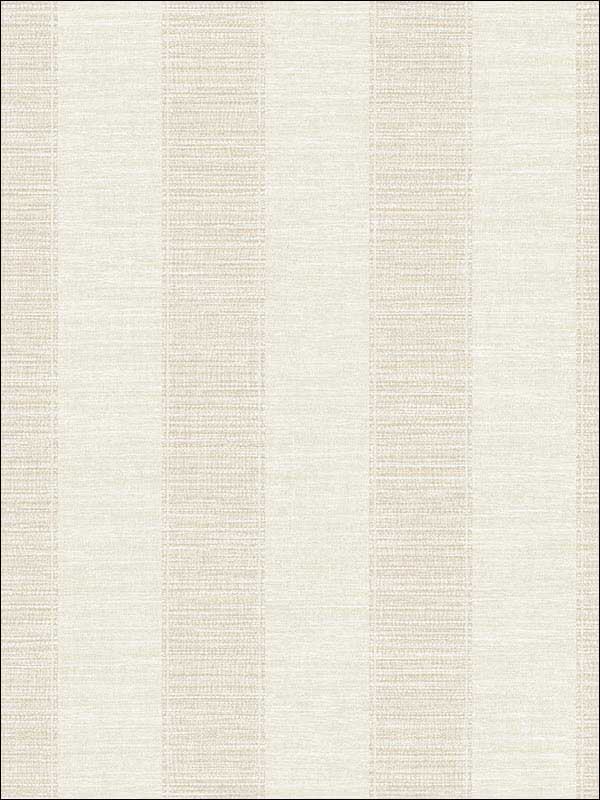 Textile Stripes wallpaper in white cream color - pattern number RM81305 - by Casa Mia in the Quartz collection