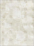Square Faux Texture fabric in white soft brown color - pattern number RM40810 - by Casa Mia in the Titanium collection