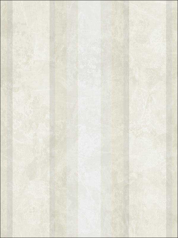Stripes wallpaper in white soft grey cream color - pattern number RM41310 - by Casa Mia in the Titanium collection