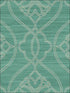 Big Scroll fabric in turquoise green white color - pattern number RM30404 - by Casa Mia in the Zinc by Casa Mia collection