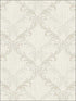 Double Scroll fabric in soft cream soft grey soft brown color - pattern number RM30708 - by Casa Mia in the Zinc by Casa Mia collection