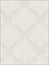 Double Scroll fabric in soft cream soft beige soft white color - pattern number RM30710 - by Casa Mia in the Zinc by Casa Mia collection