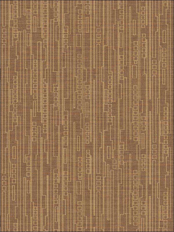 Geometric Texture wallpaper in bronze gold color - pattern number RM31101 - by Casa Mia in the Zinc by Casa Mia collection
