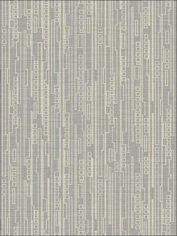 Geometric Texture wallpaper in white grey color - pattern number RM31105 - by Casa Mia in the Zinc by Casa Mia collection