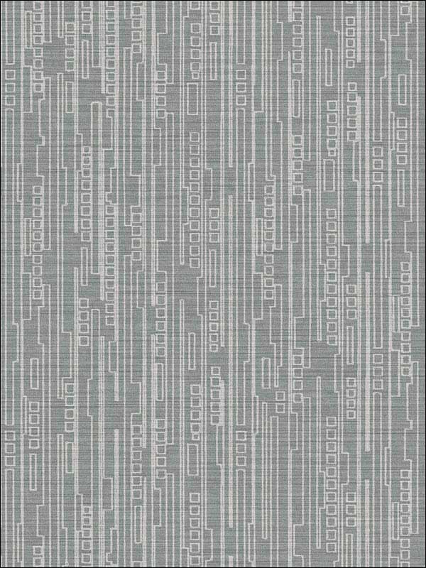 Geometric Texture wallpaper in silver dark grey color - pattern number RM31108 - by Casa Mia in the Zinc by Casa Mia collection