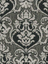 Antique Damask wallpaper in black silver color - pattern number RM31200 - by Casa Mia in the Zinc by Casa Mia collection