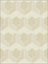 3D Hexagon fabric in send cream color - pattern number RM70405 - by Casa Mia in the Zircon collection