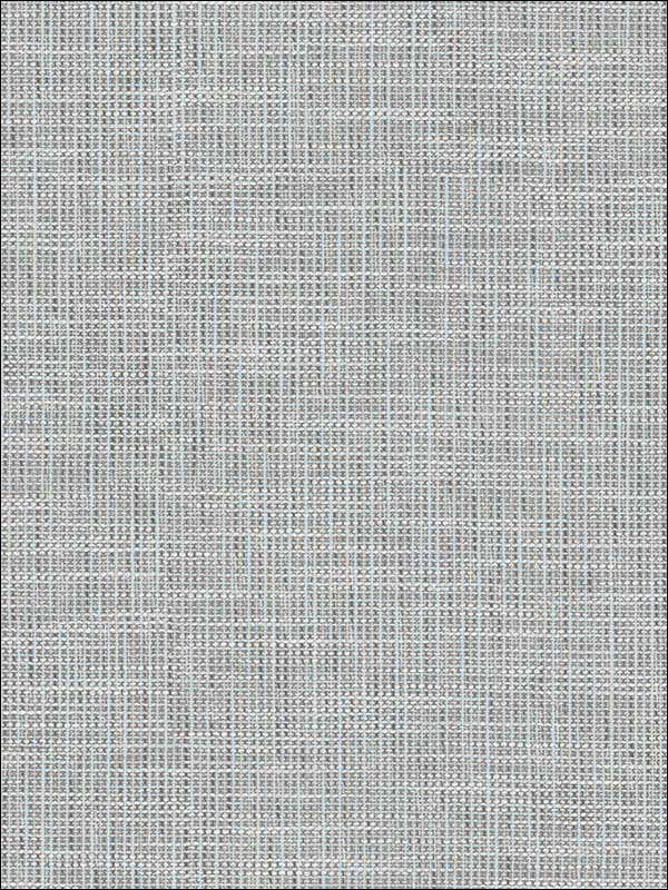 Grasscloth Effect wallpaper in grey soft blue color - pattern number RM70702 - by Casa Mia in the Zircon collection