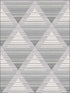 Metallic Rhombus wallpaper in grey soft grey color - pattern number RM70800 - by Casa Mia in the Zircon collection