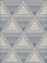 Metallic Rhombus wallpaper in grey soft blue color - pattern number RM70802 - by Casa Mia in the Zircon collection