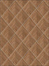 3D Pyramid Grasscloth fabric in copper color - pattern number RM71006 - by Casa Mia in the Zircon collection