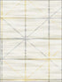 Metallic Squares fabric in soft yellow soft grey cream color - pattern number RM71203 - by Casa Mia in the Zircon collection
